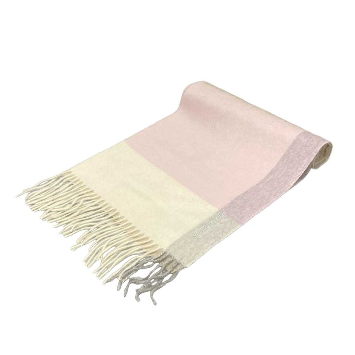 ジルスチュアート JILLSTUART カシミヤ マフラー アイボリー 新品 JILLSTUART] ウールカシミア BASIC マフラー ☆ 23AW