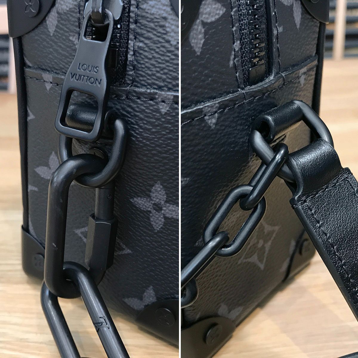 新品同様 ルイヴィトン 現行 エクリプス ミニソフトトランク