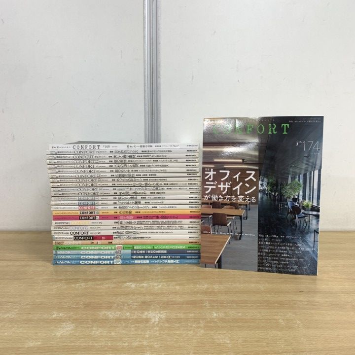 ■01)【同梱不可】コンフォルトConfort 1995〜2020年まとめ売り約20冊セット/建築資料研究社/インテリア/雑誌/バックナンバー/No.20〜174/B □01)【同梱不可】コンフォルトConfort 1995～2020年まとめ売り