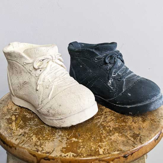 アンファンスーリエ 靴・スニーカー型 植木鉢 2個セット 多肉植物