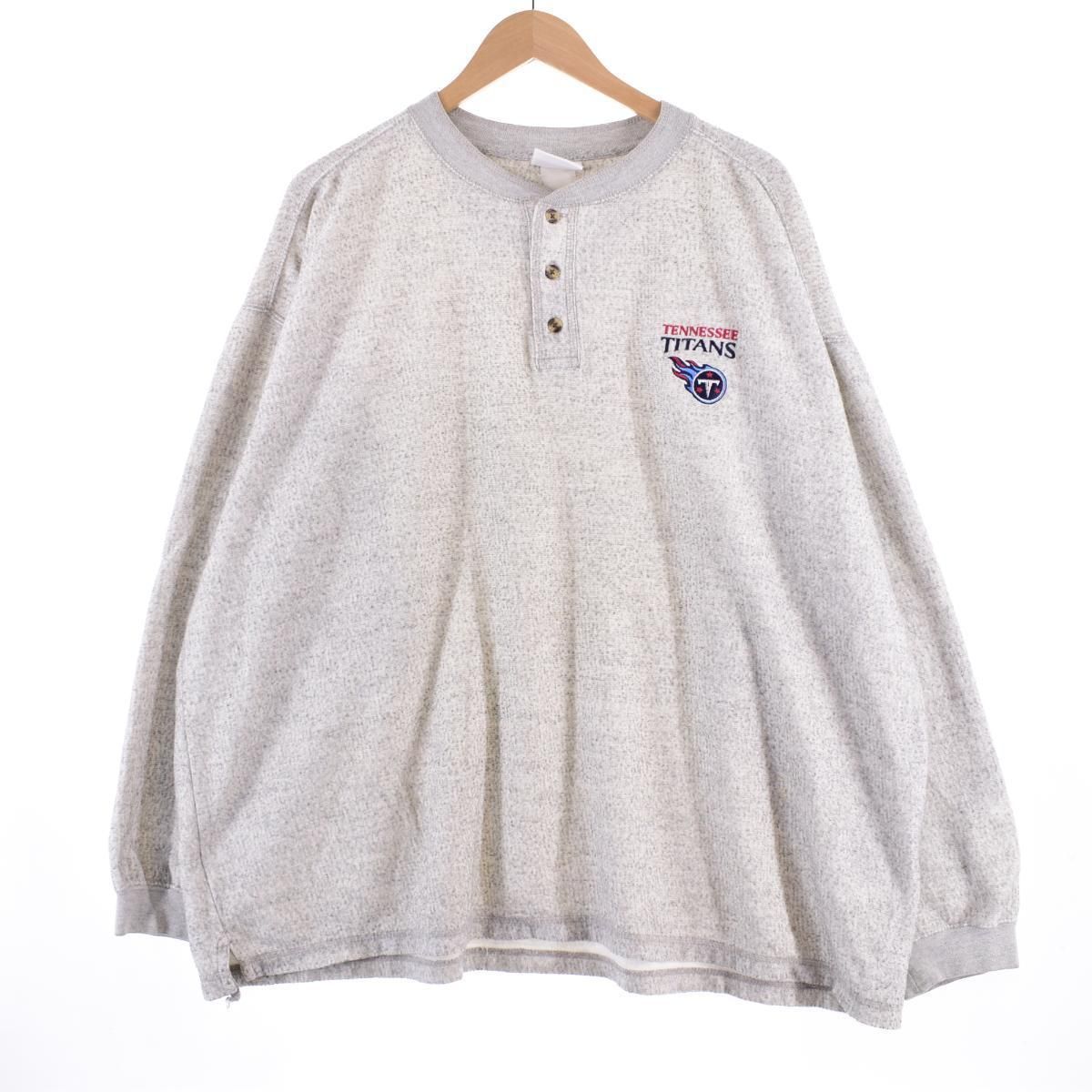 古着 リーボック Reebok NFL TENNESSEE TITANS テネシー タイタンズ ヘンリーネック スウェットシャツ トレーナー メンズXXL/eaa305660