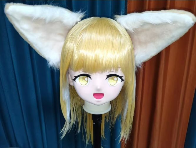 ★即納 ハーフマスク NO.141 ドール ロリータ コスプレ マスク 着ぐるみ ☆即納 ハーフマスク NO.141 ドール ロリータ コスプレ マスク