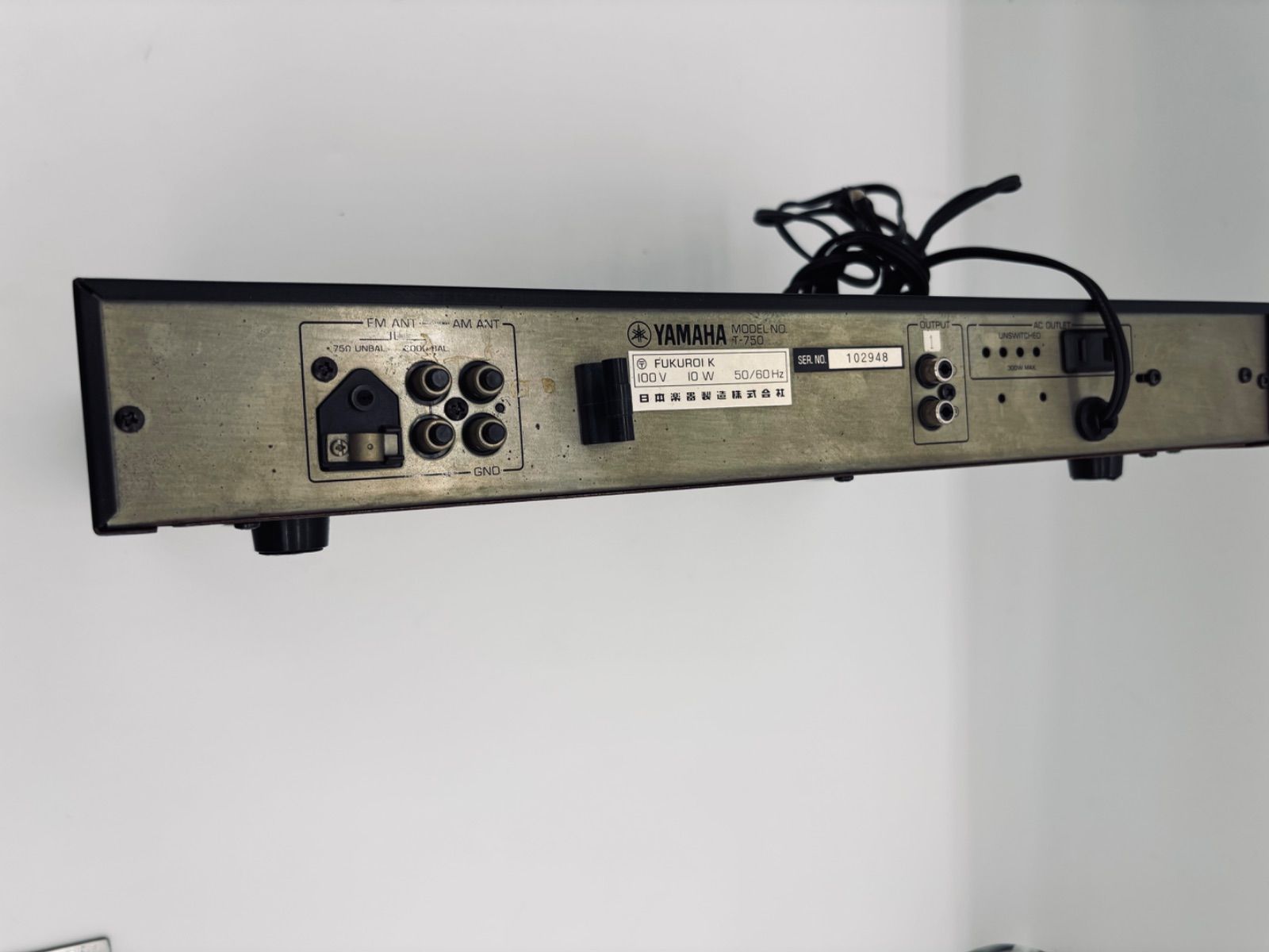 希少YAMAHA T-750 AM FMチューナー ヤマハ 中古チューナー ヤマハ T