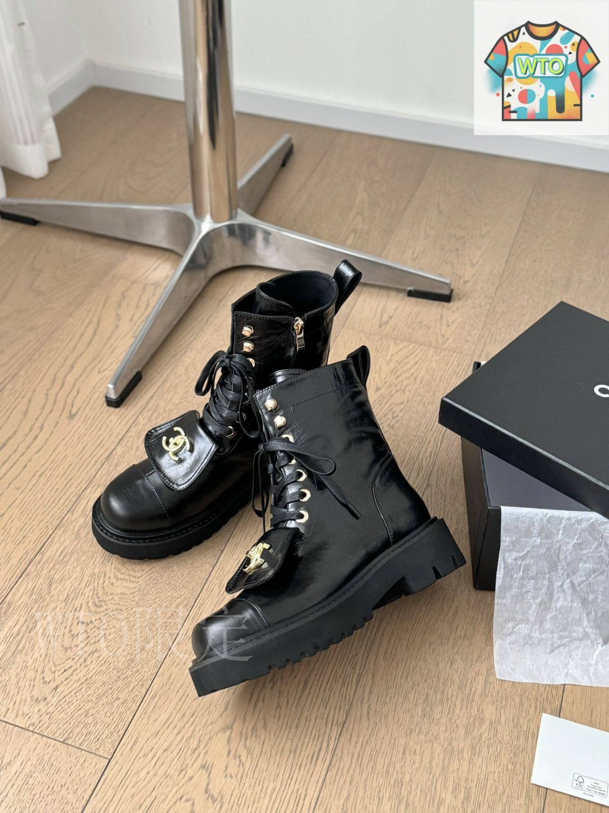 CHANELショートブーツ 楽天市場】CHANEL シャネル ショートブーツ カーフ パテント