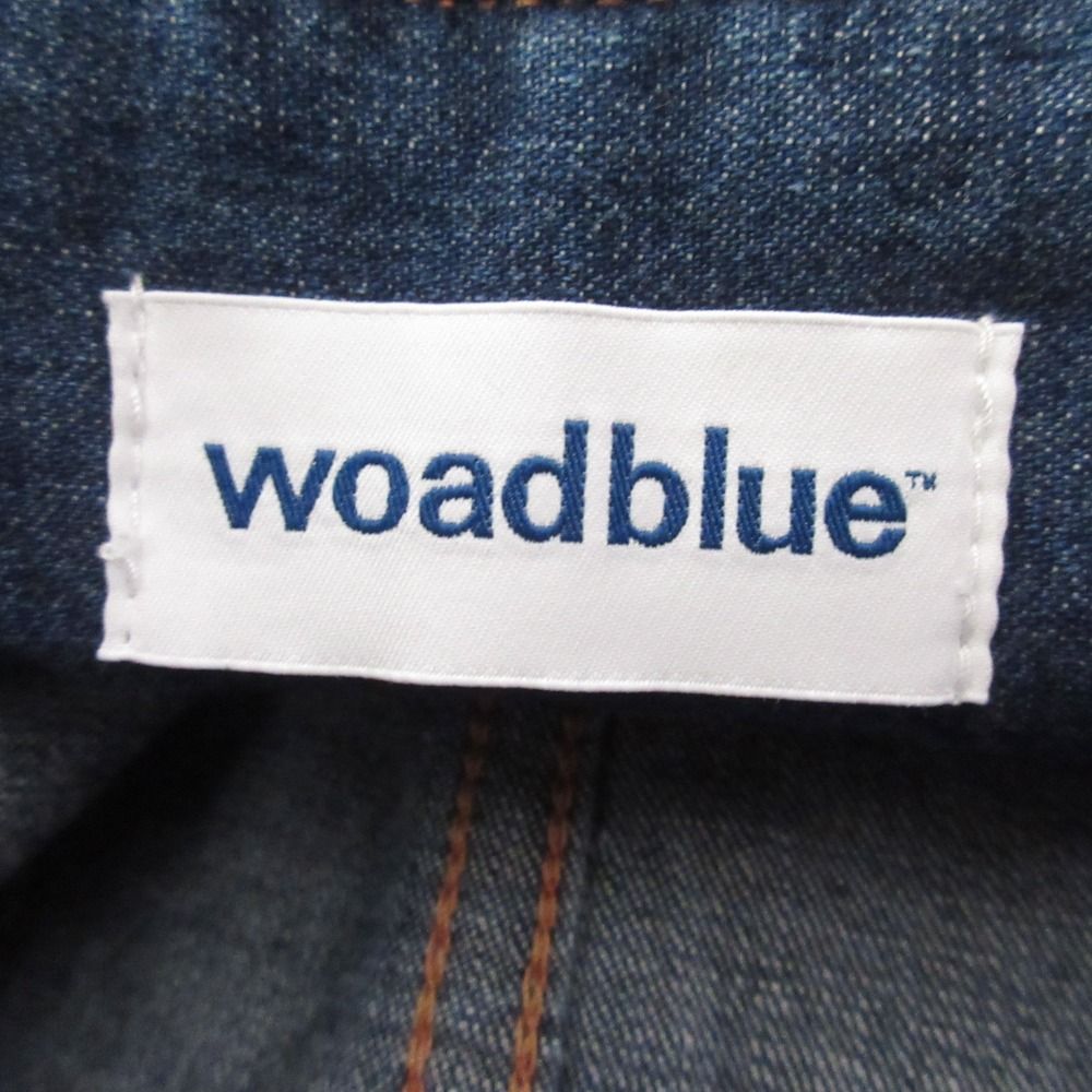 ✳︎WOADBLUEウォードブルー　ボックスプリーツフレアデニムロングスカート ✳︎WOADBLUEウォードブルー ボックスプリーツフレアデニム