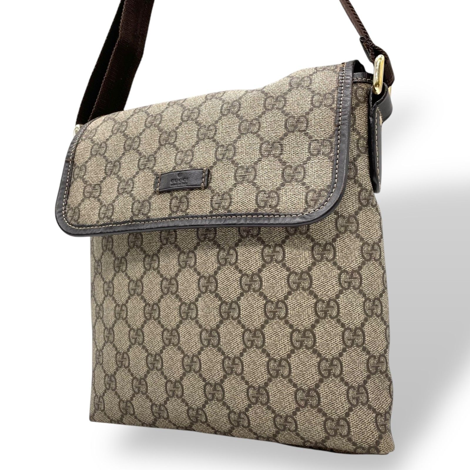 最新作売れ筋が満載 GUCCI グッチ GGスプリーム ショルダーバッグ クロスボディ PVC バッグ