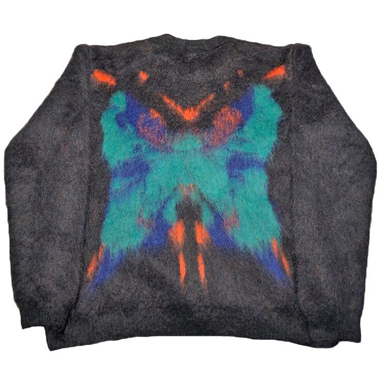 未使用品 LOUIS VUITTON ルイヴィトン 23SS バタフライモチーフ モヘア