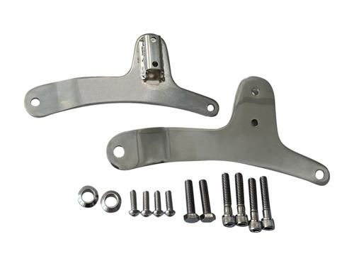 クローム サイドプレート 2000〜17年FLST BRIGHTFACE_UK