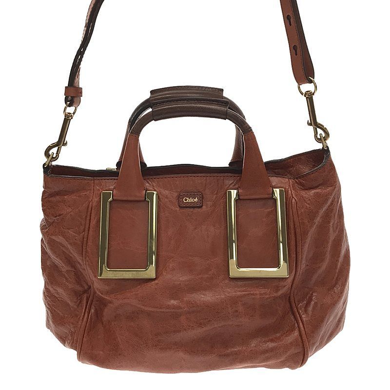 【Chloeクロエ】ETHEL エテル 2way ミディアムハンドバッグ Chloe / クロエ | ETHEL エテル 2Way ハンドバッグ | ブラウン