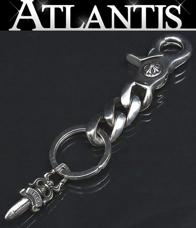 原本インボイス有り⭐️クロムハーツ キーチェーン ショート クロム