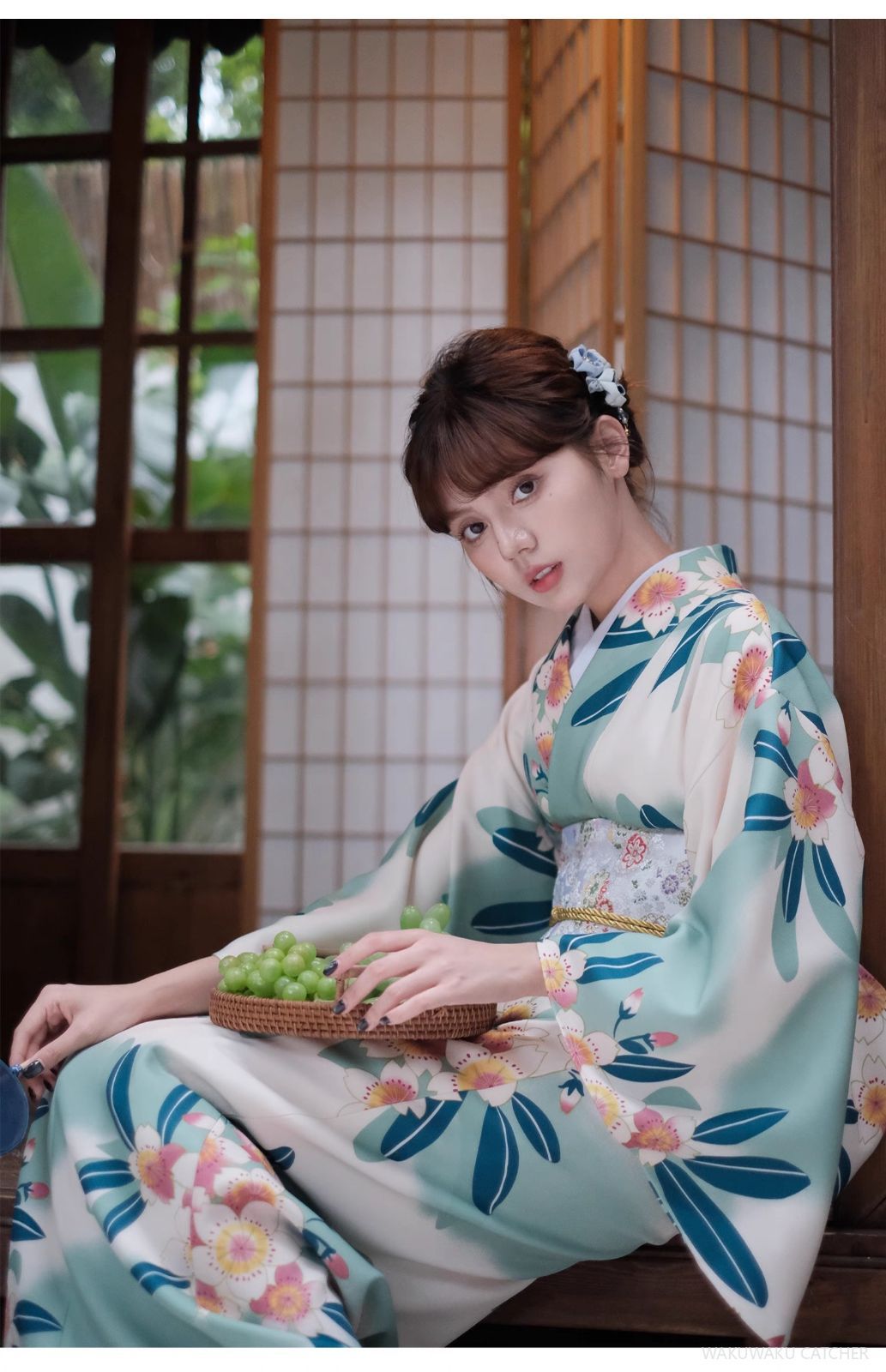 平和屋着物□極上 夏物 浴衣 有松鳴海絞り 松皮菱 綿 逸品 CYAA3654s5