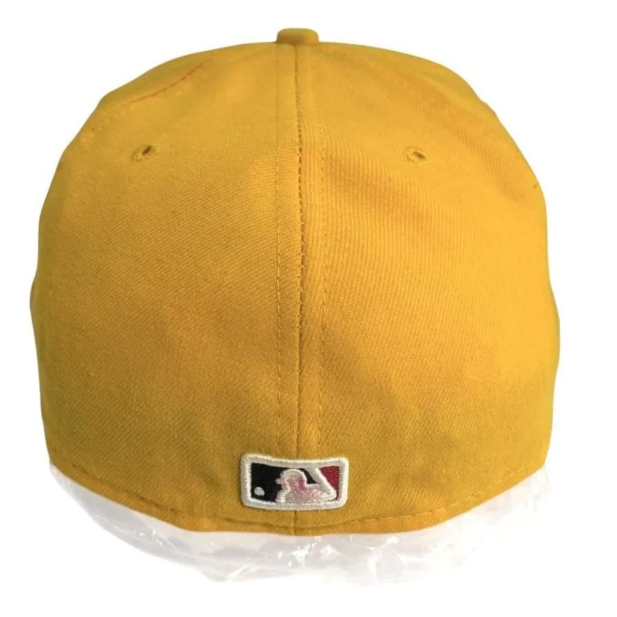 USA製 00s NEWERA Dodgers CAP 59FIFTY 7 5/8 yellow custom