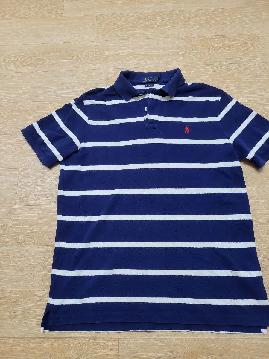 【雷市場（ポンジャン）商品韓国直送】 Ralph Lauren(ラルフローレン) ポロ ストライプ 襟付きシャツ ポロシャツ クラシックフィット M