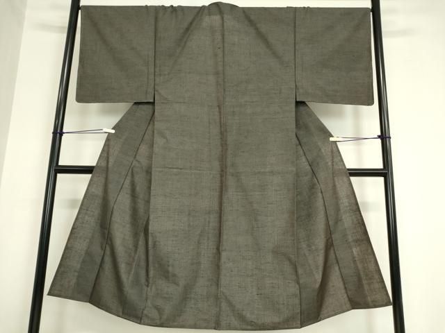 平和屋着物▽男性 紬 単衣 霞文 正絹 ♥ DAAV5787az