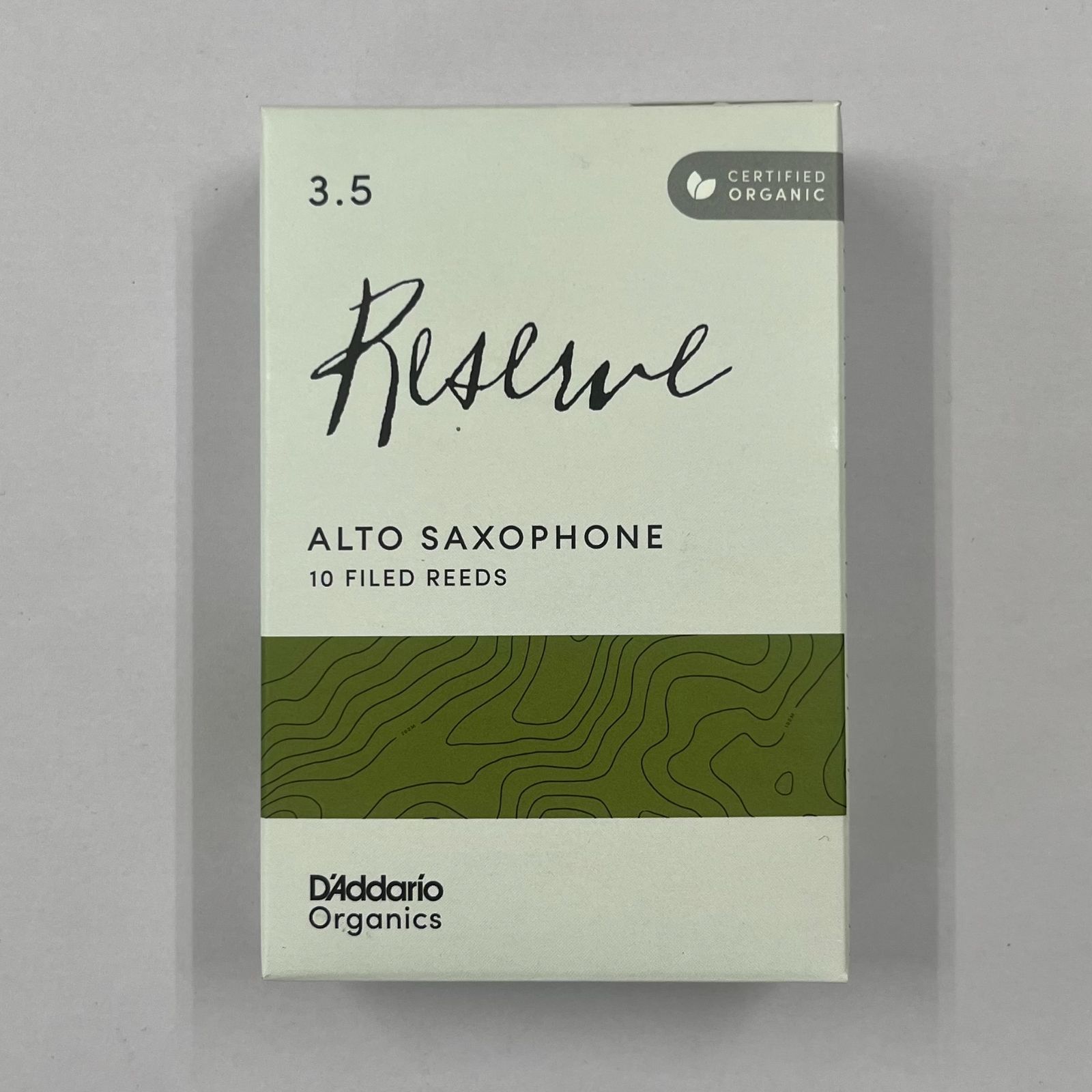ダダリオ アルトサックス リード 10枚　3+ ダダリオ レゼルヴ ２箱 D'Addario WOODWINDS ORGANIC RESERVE リード アルトサックス用