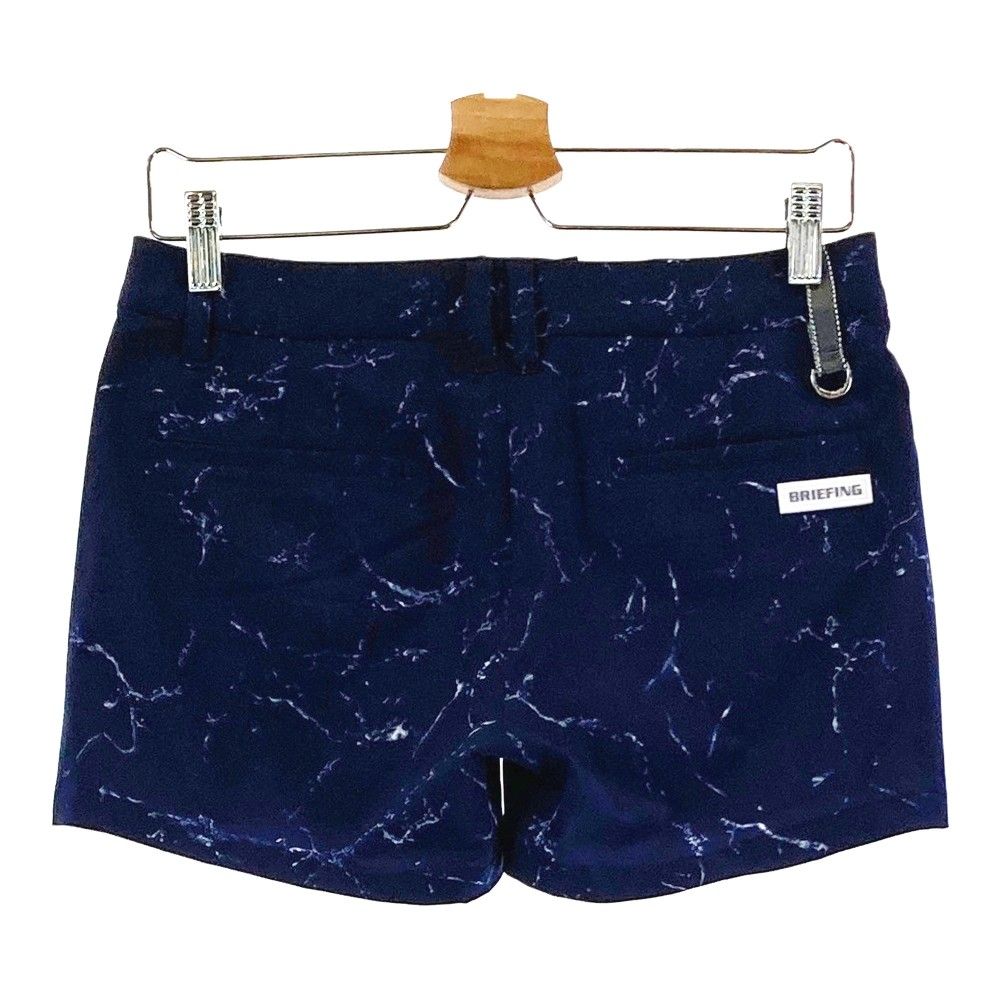 サイズ XS BRIEFING GOLF ブリーフィング モデル ショートパンツ 総柄 ネイビー系 240101228449 ゴルフウェア レディース ストスト