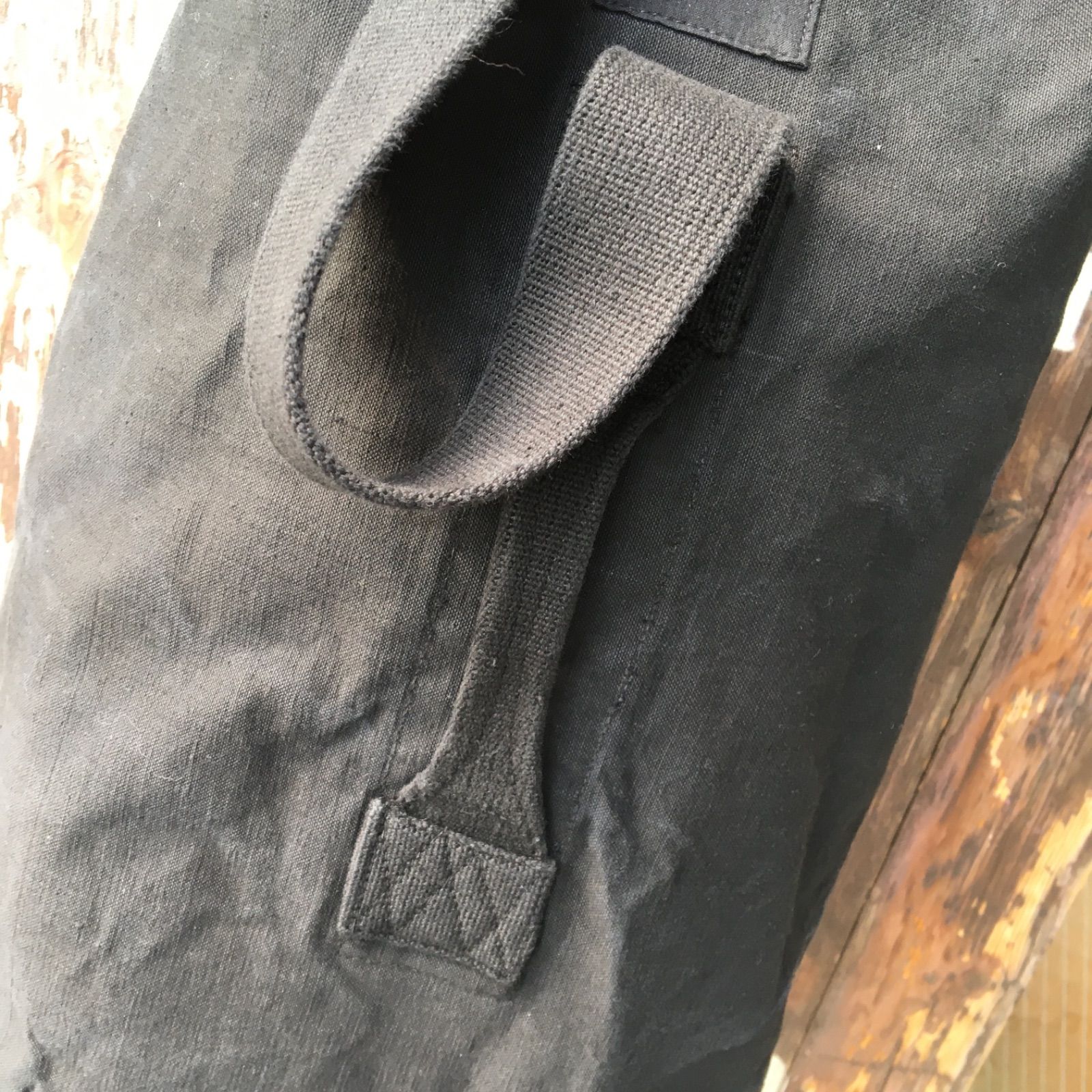 50’s Vintage French Army duffel bag フランス軍 ビンテージ ダッフルバッグ 大型 ボストンバッグ 黒染 デッドストック