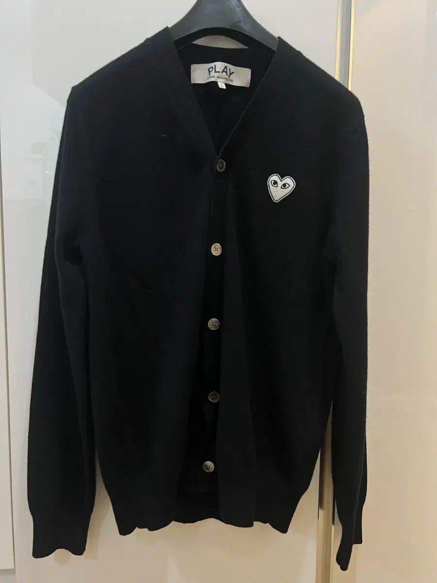 COMME des GARCONS コム デ ギャルソン メンズホワイトワッフェン カーディガン L
