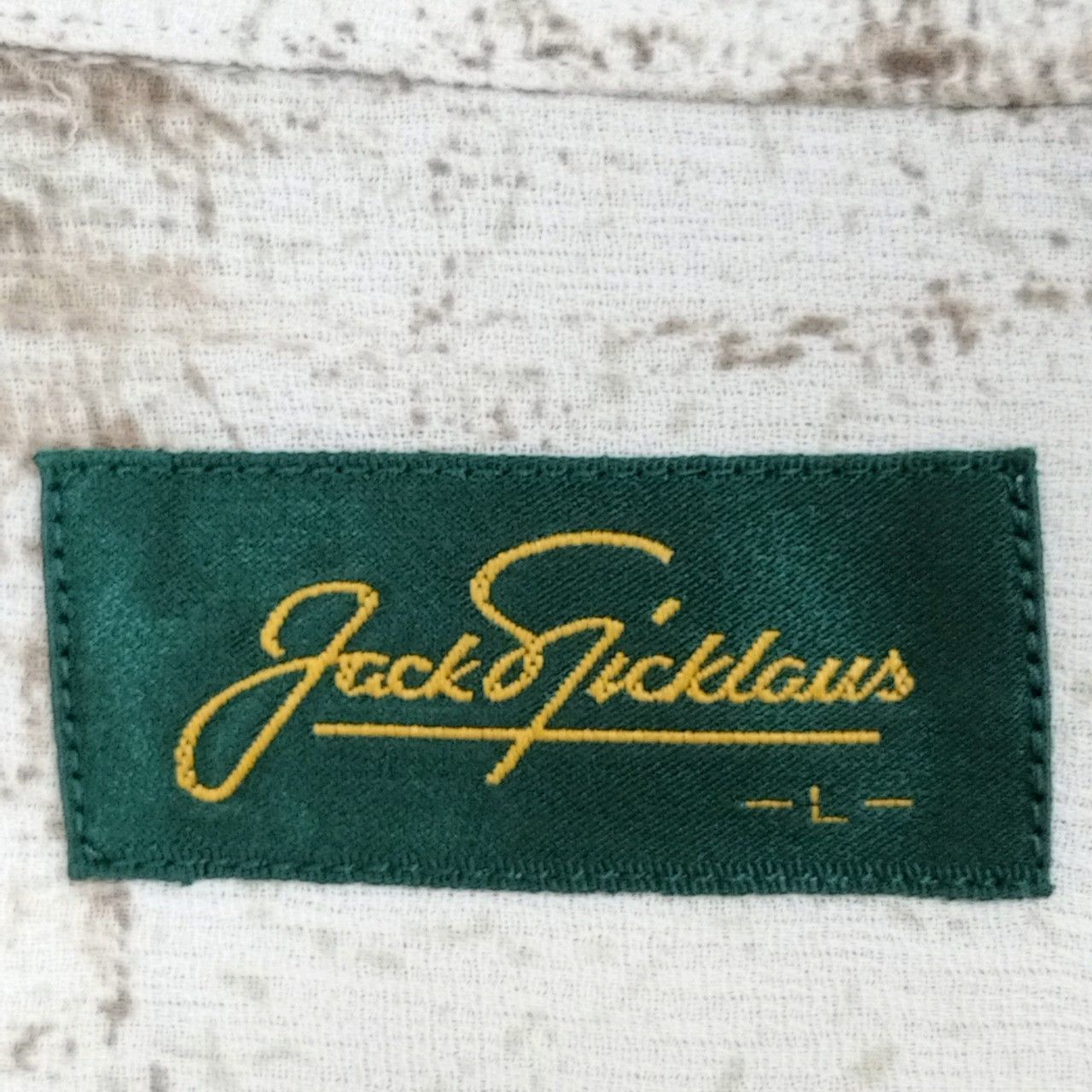Jack Nicklaus 　ジャックニクラウス　チェック柄長袖シャツ M Jack Nicklaus ジャックニクラウス チェック柄長袖シャツ M