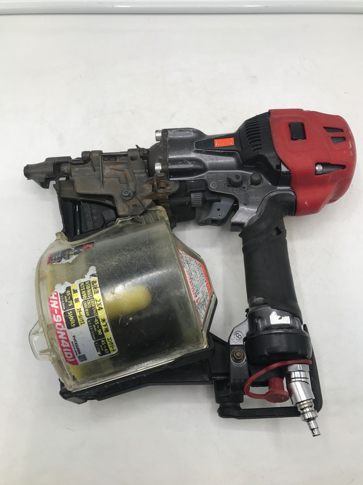 品 MAX|マックス 高圧コイルネイラ HN-90N4 D -G クールグレー ITB2LEGRFPGQ エコツール岡崎岩津店 M02