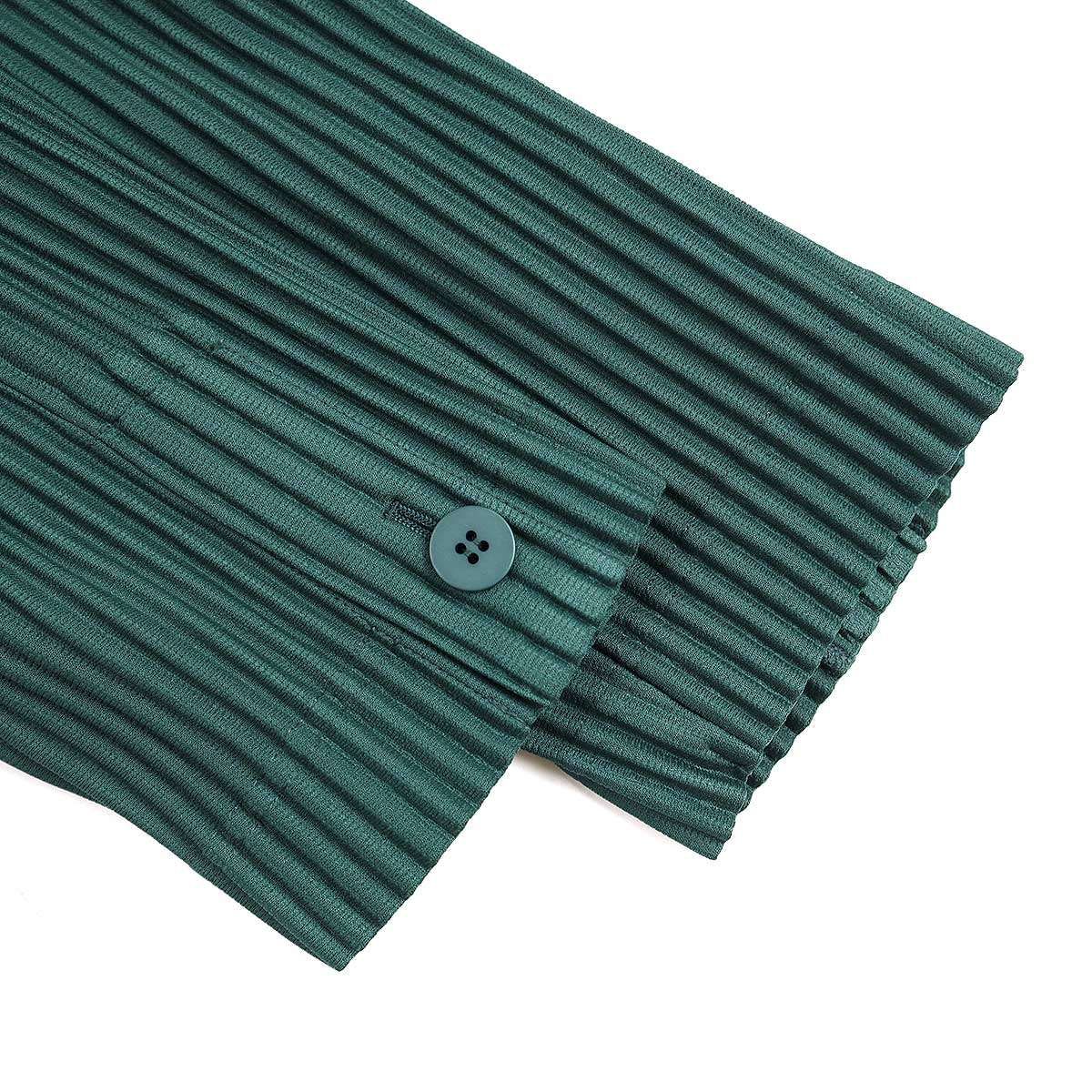 美品✨HOMME PLISSE 長袖　グリーン　シャツ　ジャケット　プリーツ 中古・古着通販】HOMME PLISSE ISSEY MIYAKE (オムプリッセ