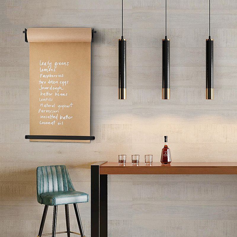 Amazon.co.jp: クラフト紙ディスペンサー吊り下げ紙ロール、レストラン/スタジオクラフト紙ロールホルダー&ディスペンス、壁掛けメモ紙ディスプレイ  : ホーム＆キッチン 吊り下げクラフト紙ロールディスペンサー、ダイニングルーム/スタジオクラフト紙ロールホルダーと ... 伝言板クラフトロール 壁掛けクラフト紙ロールホルダーディスペンサー、吊り下げメモ紙ロールカッター、アートルーム/家庭/オフィス/キッ