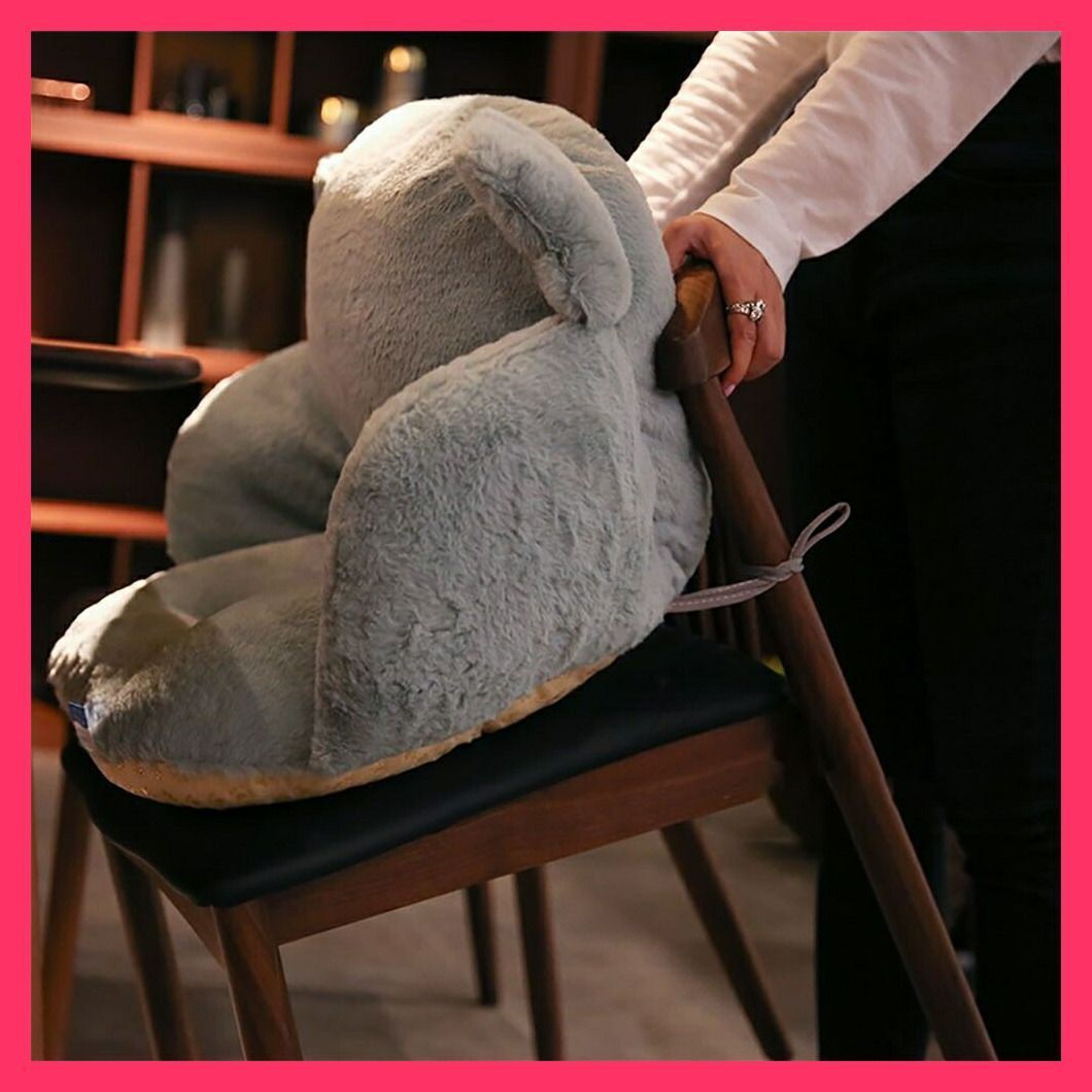 椅子 クッション 座椅子 猫 グレー キャット ぬいぐるみ 抱き枕 椅子