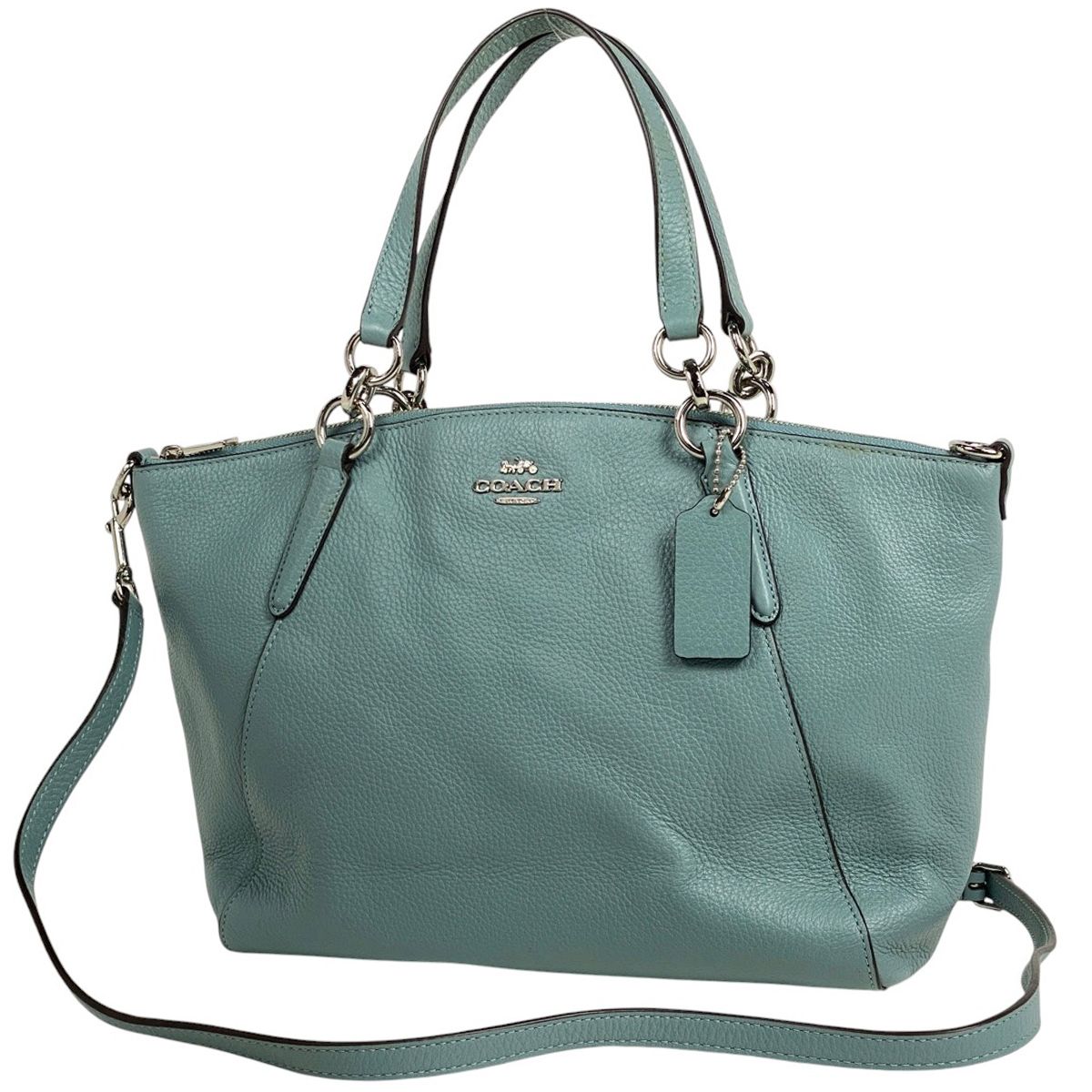 レディース コーチ COACH ハンドバッグ 2way ケルシー レザー ライトブルー