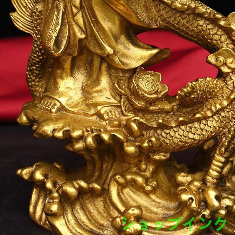 地蔵 菩薩 騎龍観音 銅製 仏像 彫刻 置物 開運 風水 地蔵 菩薩 騎龍観音 銅製 仏像 彫刻 置物 開運 風水 - メルカリ