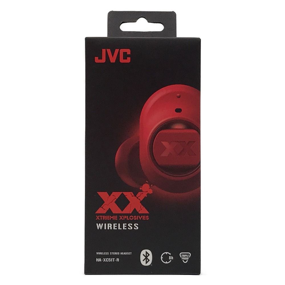 JVC HA-XC51T-R RED 充電ケース のみ - ヘッドホン