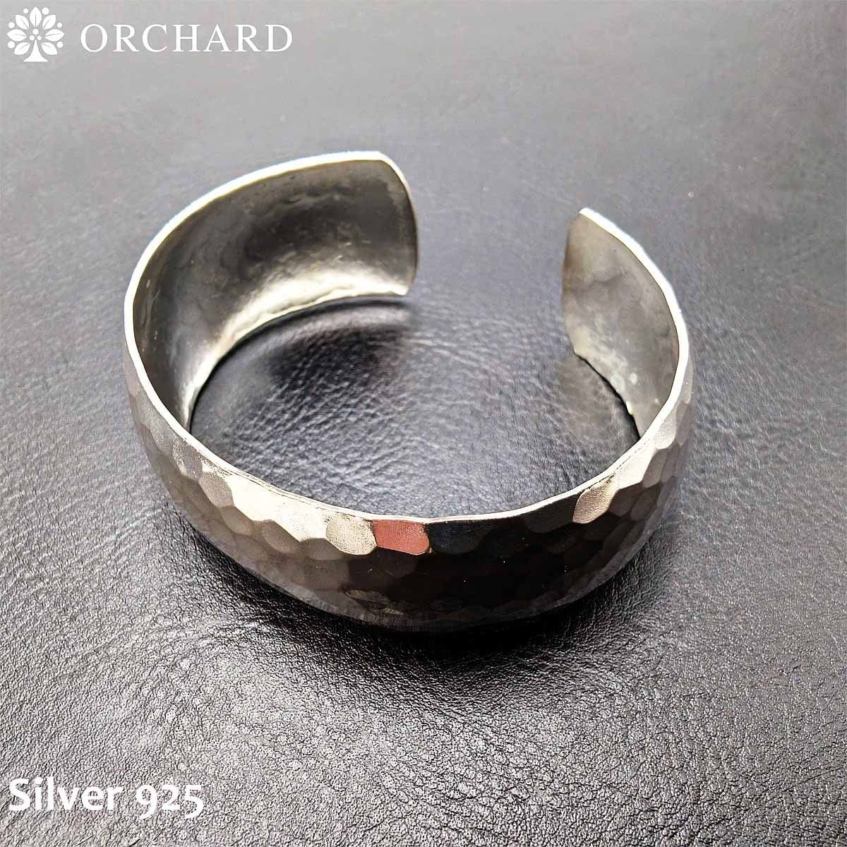 シルバー925 バングル Silver 925 メンズ レディース ハンマード 