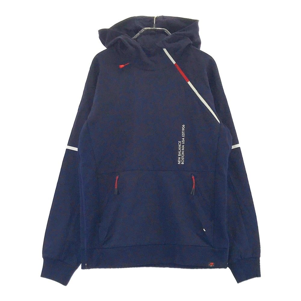 サイズ：4 NEW BALANCE GOLF ニューバランス  フード付 サイドジップ ブルゾン  ネイビー系 [240101360657] ゴルフウェア メンズ ストスト