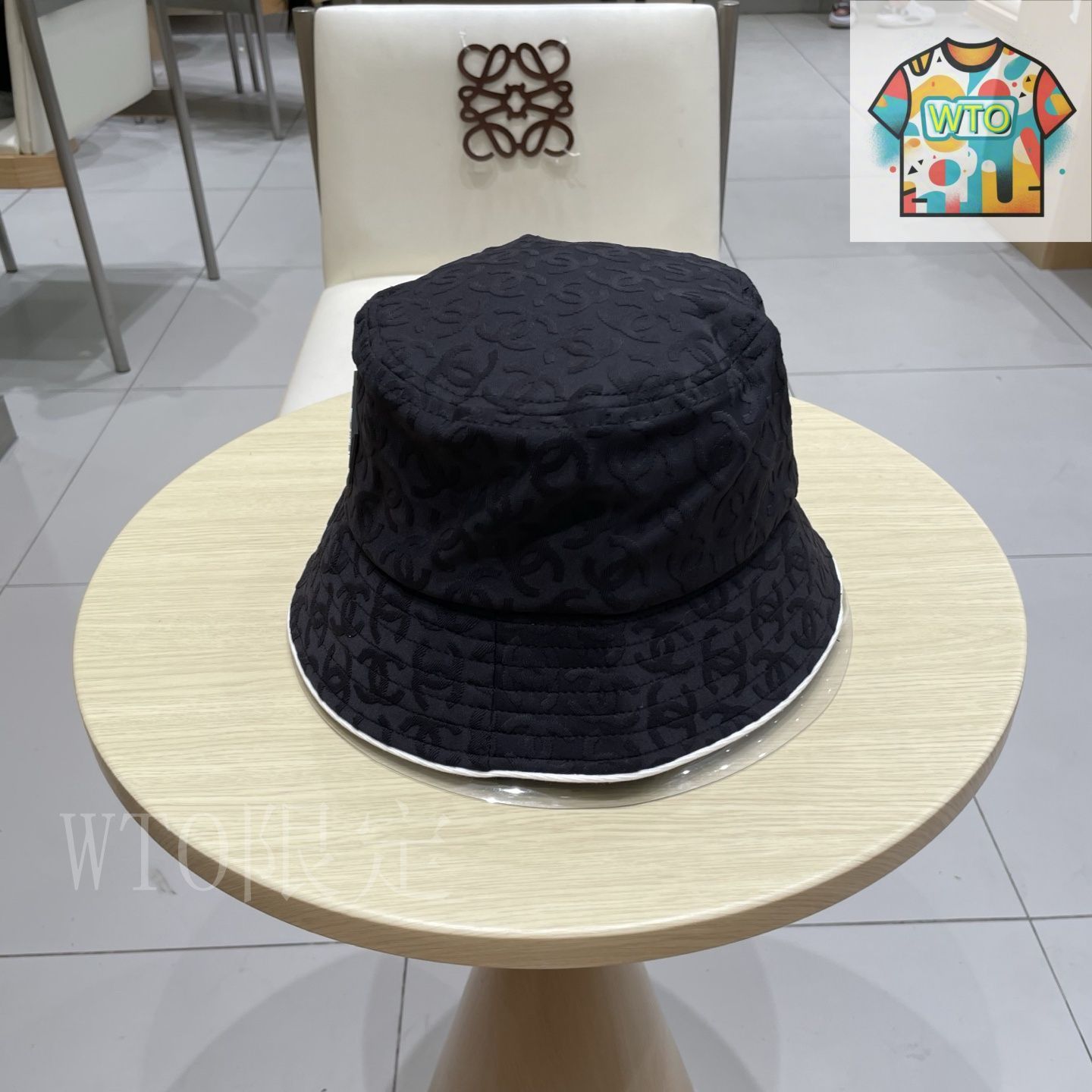 安心国内発送【CHANEL】大人気★パール デニム バケットハット ブルー（青）系 CHANEL(シャネル) ハット(レディース) - 海外