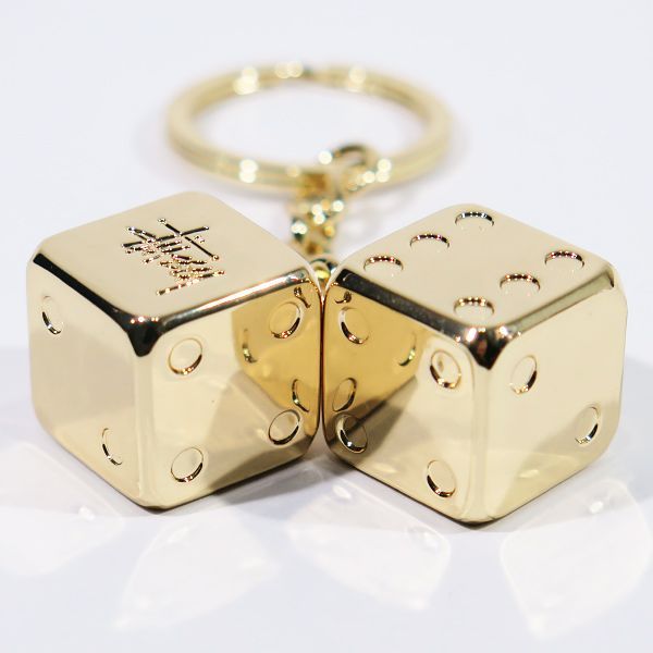 STUSSY ステューシー METAL DICE KEYCHAIN メタル ダイス キー