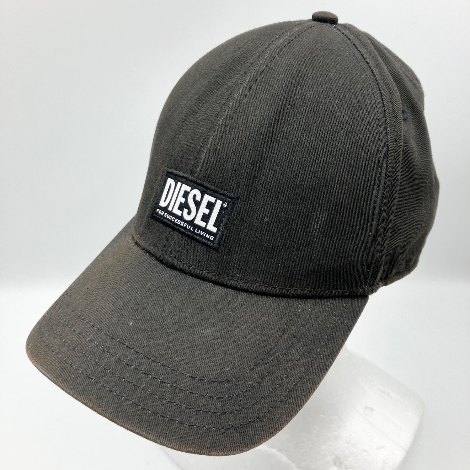 DIESEL ディーゼル ロゴ キャップ スナップバック 帽子 ブラック