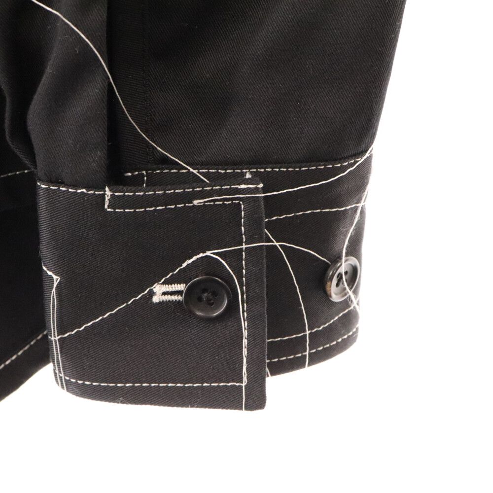 sulvam (サルバム) 24SS ZIP UP JACKET ステッチアウト ジップアップ 
