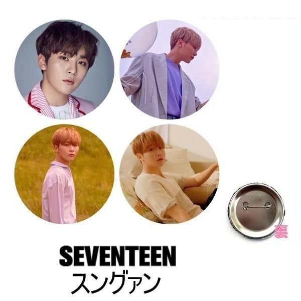 seventeen スングァン 缶バッチ 韓国 セブチ - K-POP・アジア