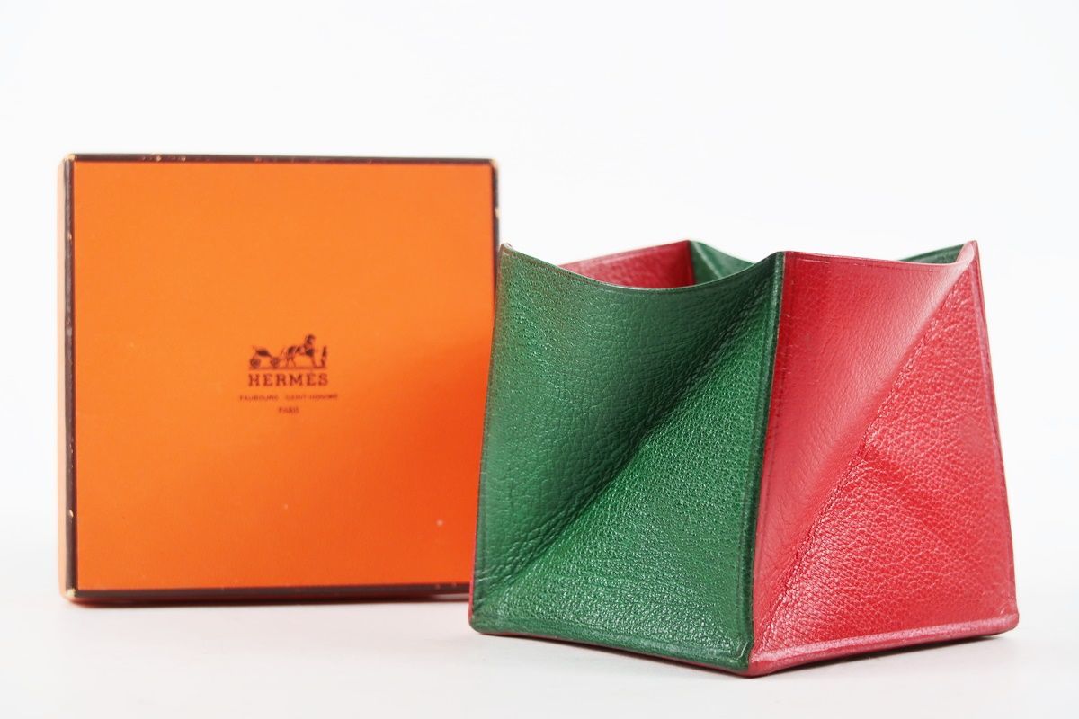 美品】HERMES エルメス ズールー バイカラー コインケース 小物 〇U刻 