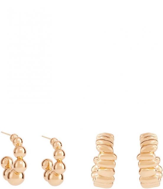 【送料無料】 ミグノンガーヴィガン レディース ピアス・イヤリング アクセサリー Azora Hoop Earrings Set Gold