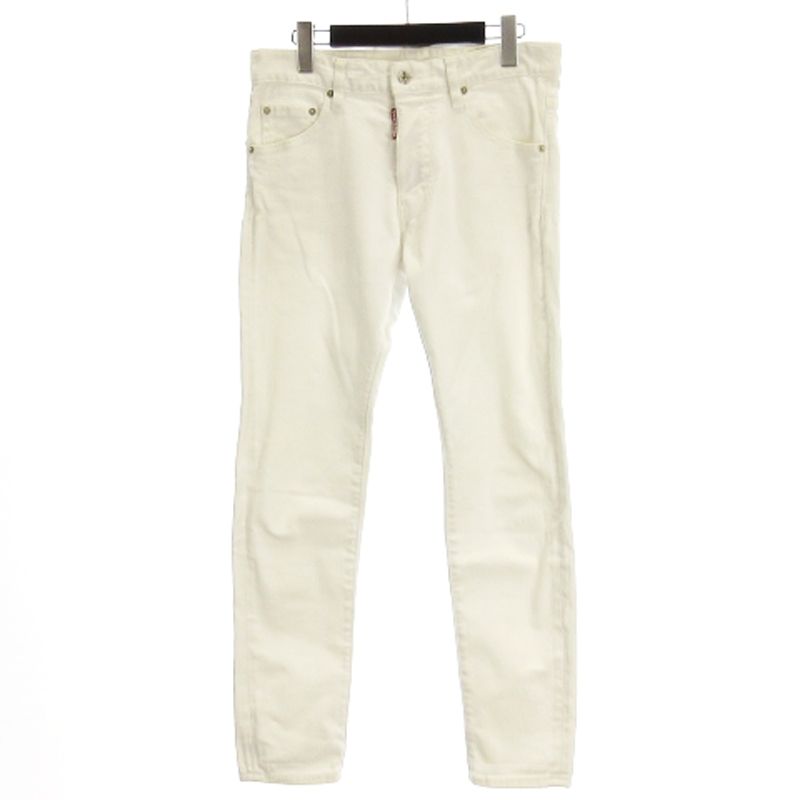 ディースクエアード DSQUARED2 デニムパンツ ジーンズ ホワイト 44 S AA