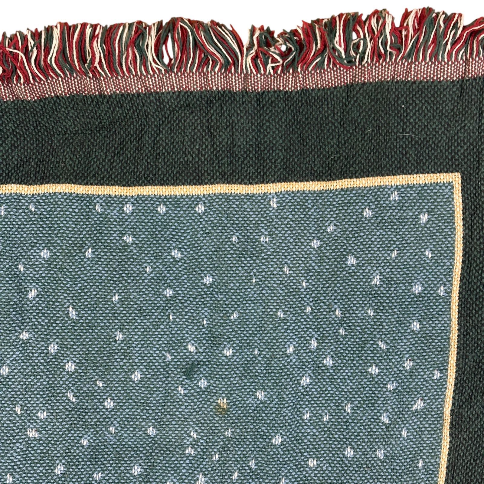 vintageラグ カーペット USA製 ニューイングランド 風景 節約 1570