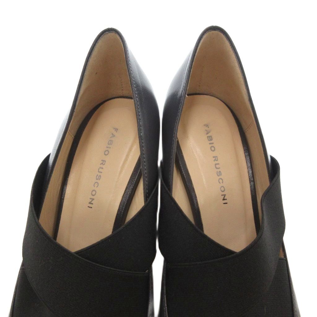 ☆ほぼ新品☆【ファビオルスコーニ】パンプス (36) ハイヒール　本革　黒 パンプス | FABIO RUSCONI (Women)/ファビオ ルスコーニ | 三越