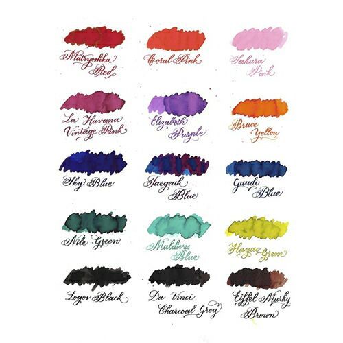 まとめ ピエールカルダン インク ピエールカルダンインク Color and the City 15ml ロゴスブラック PCI-119-LB ×9セット