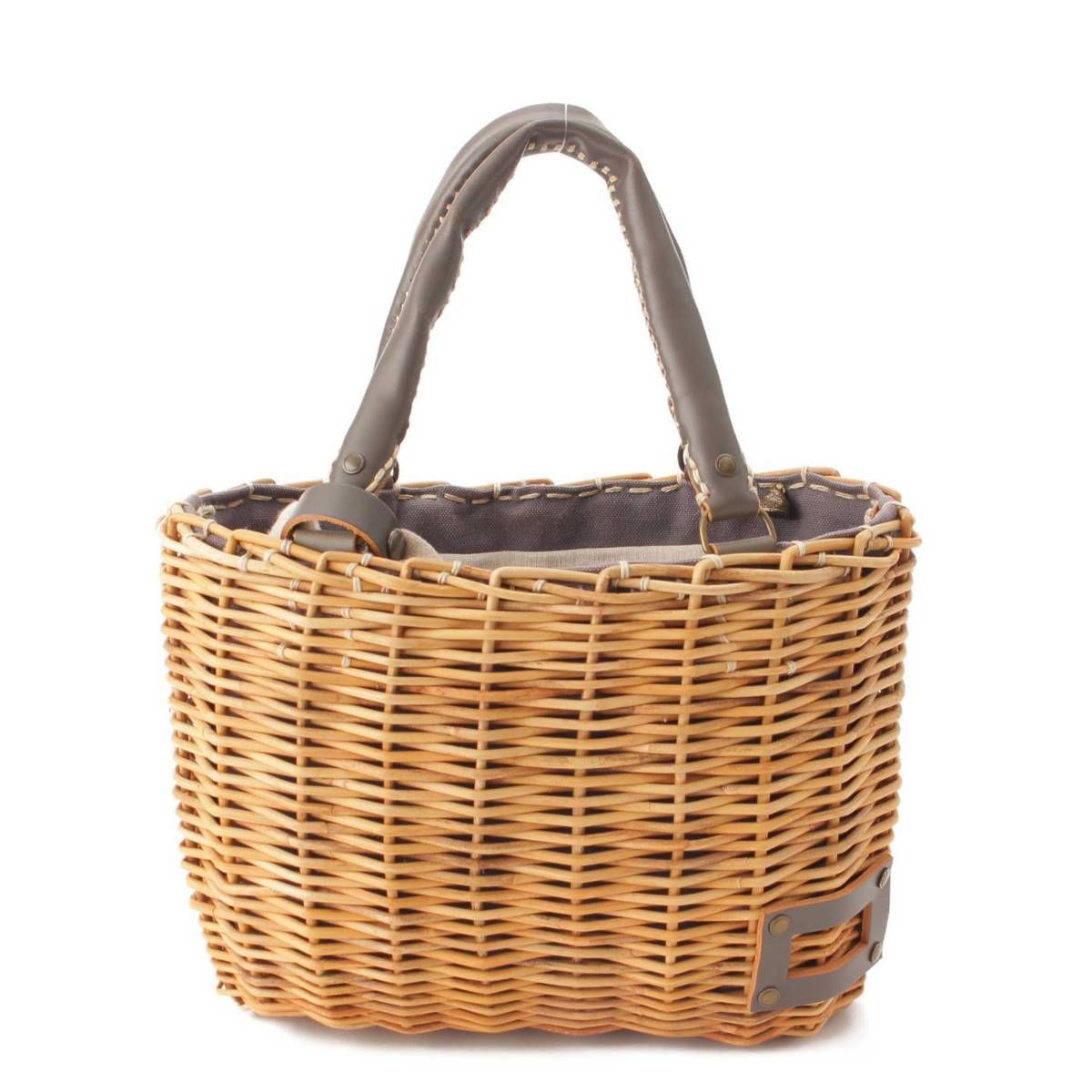 エバゴス 紅籐 かごバッグ ハンドバッグ 美品 エバゴス EBAGOS オイルショルダー 紅籐 トート型 ラタン