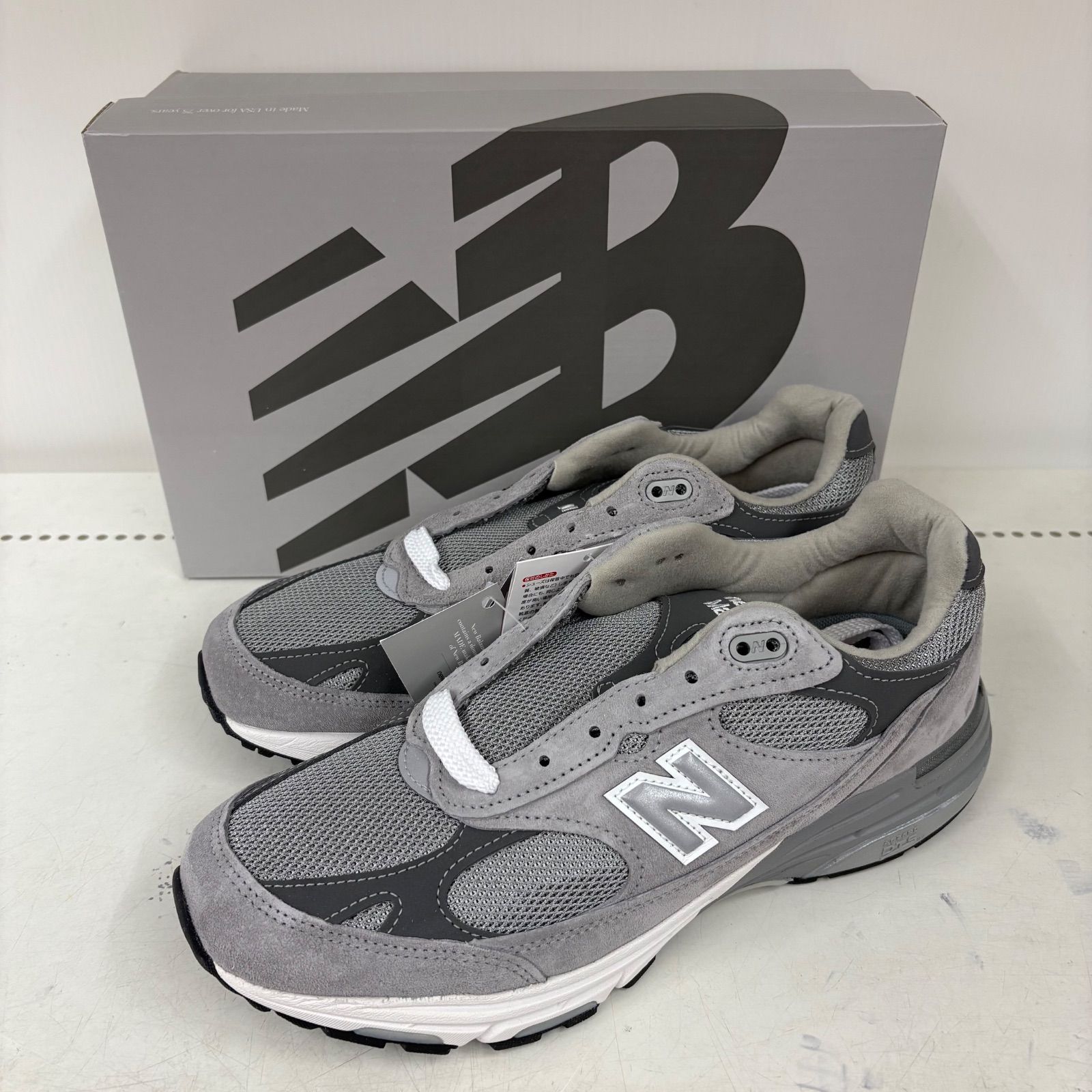 【新品未使用】New Balance 993 USA製 グレー サイズ27.5㎝ Size 8.5 - New Balance 993 Made In USA Grey W for sale