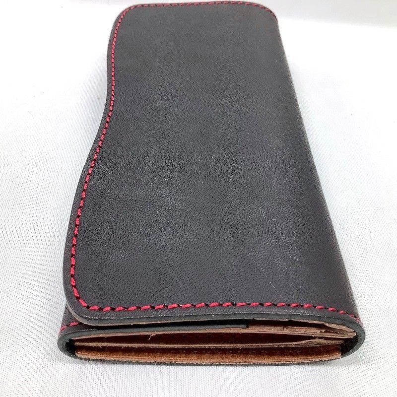 レザーブランド【quitter】本革レザー長財布 ブラック クイッター