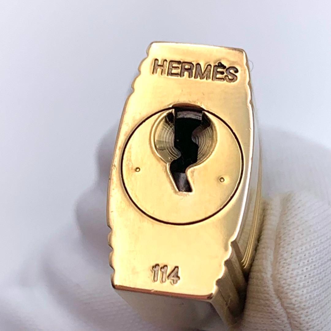 HERMES エルメス カデナ　24Kメッキ　No.114　114番　鍵付き HERMES エルメス カデナ 24Kメッキ No.114 114番 鍵付き - メルカリ