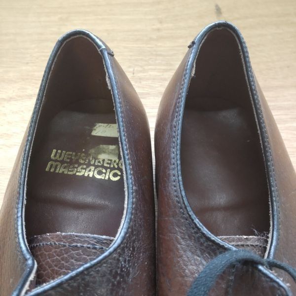 60s-70s?アイルランド製/Vintage★ウェインバーグ/Weyenberg Massagic★本革Uチップ【10B/26.5-27.0-27.5/暗茶】グッドイヤー/shoes/dress◆bE44 60s-70s?アイルランド製/Vintage☆ウェインバーグ/Weyenberg Massagic