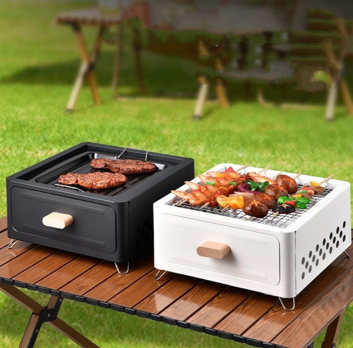 卓上BBQコンロ Amazon | バーベキューコンロ 焚き火台 bbqグリル 2way 卓上