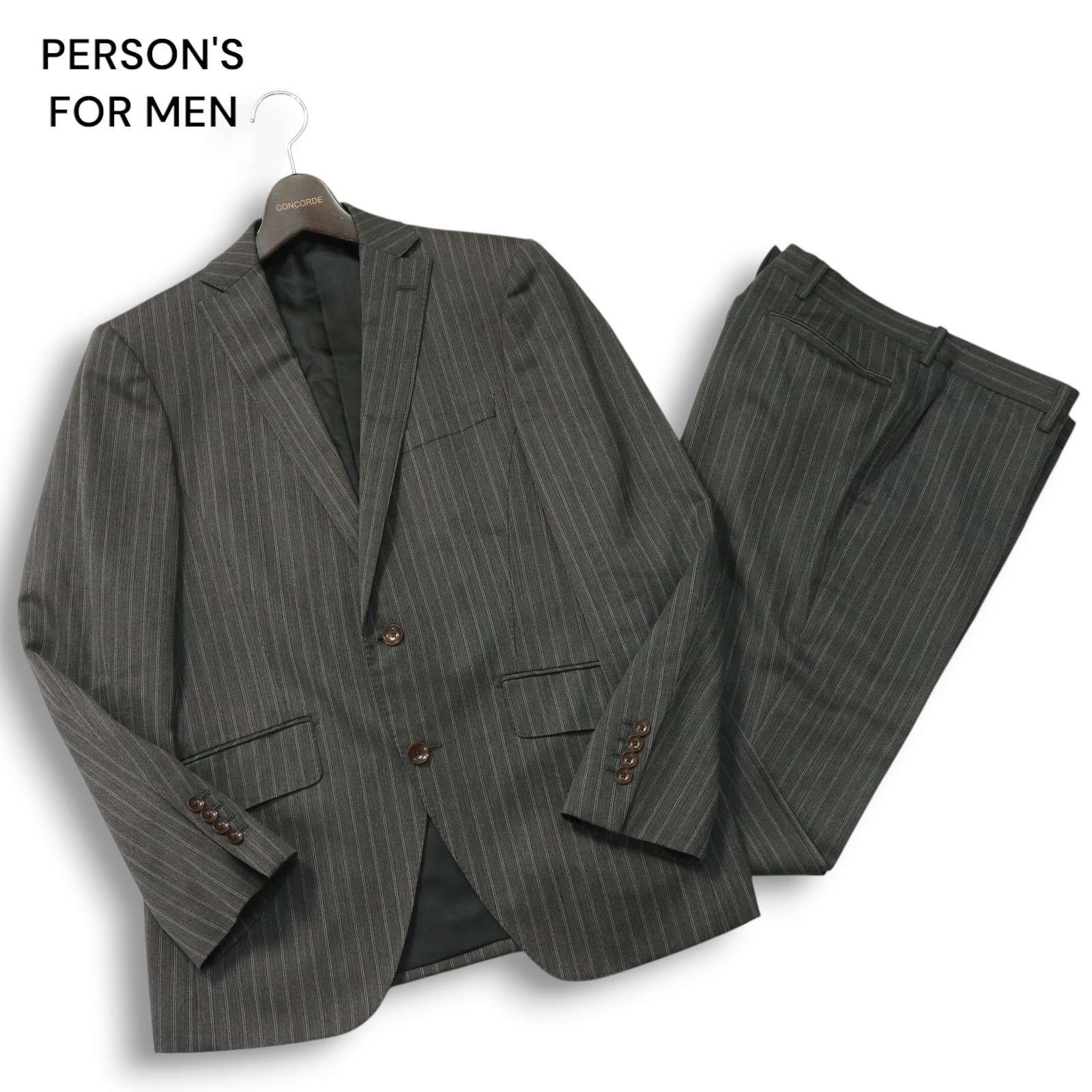 PERSON'S FOR MEN パーソンズフォーメン 通年 総裏☆ ストライプ